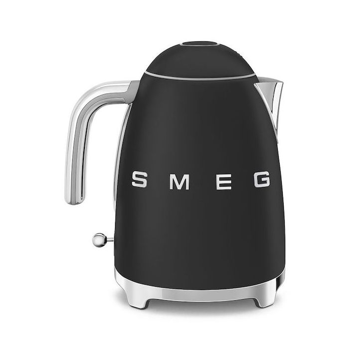 SMEG Waterkoker en Broodrooster 2x2 Mat Zwart