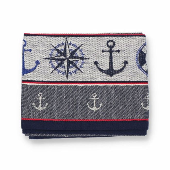 Bunzlau Castle Theedoek Maritime Blue