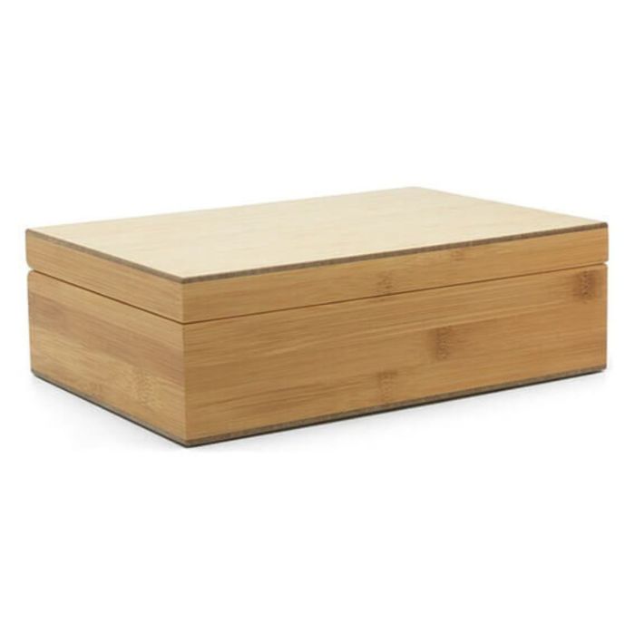 Bredemeijer Theedoos Bamboe met 6 blikjes 