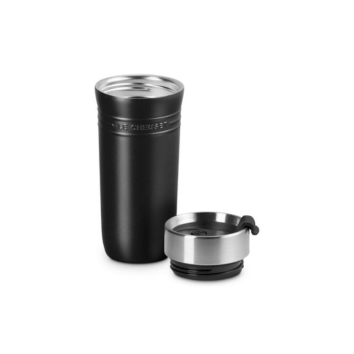 Le Creuset On The Go Thermosbeker Mat Zwart 0,35L