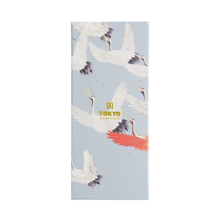TOKYO STUDIO - EETSTOKJES GIFTSET KRAANVOGEL