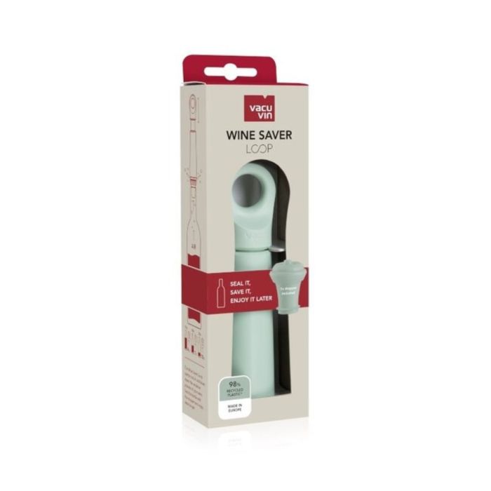 VACU VIN WINE SAVER LOOP JADE 