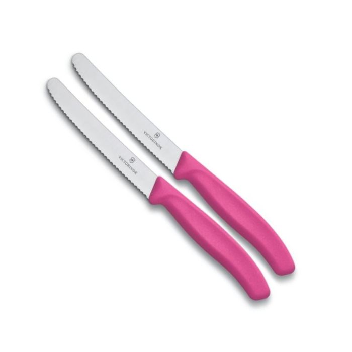 VICTORINOX TOMAATMESJES ROZE 2PCS