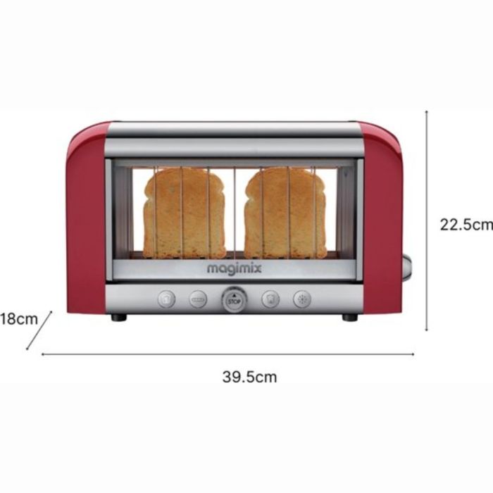 Magimix Magimix Vision Toaster Rood
