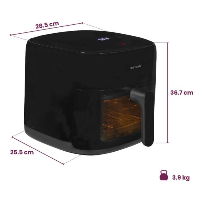 Wartmann Airfryer PFAS-vrij WM-2408 AF 6 Lt.