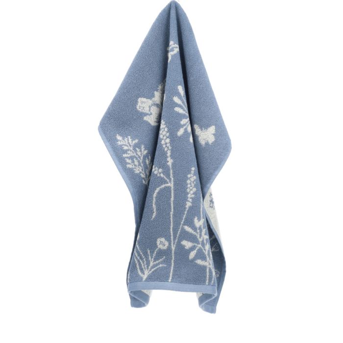 Bunzlau Castle Keukendoek Wild Flowers Grey-Blue