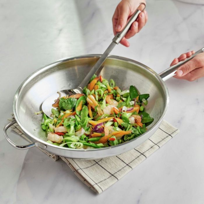 Demeyere Apollo Wok 32 cm + GRATIS rvs Spatel