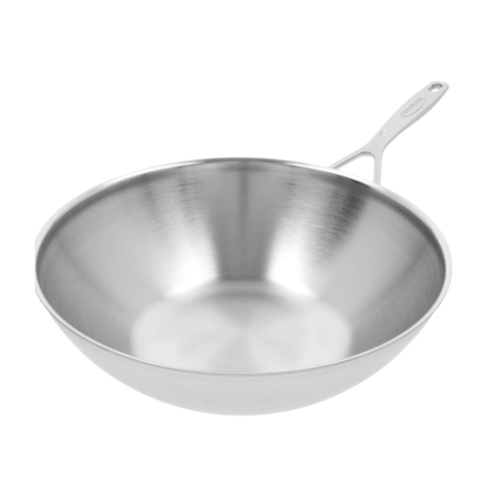 Demeyere Wok Industry 5 wok vlakke bodem 30 cm