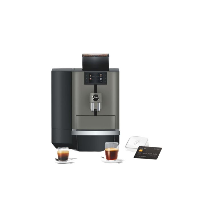 JURA X4C DARK INOX MET VASTE WATERAANSLUITING