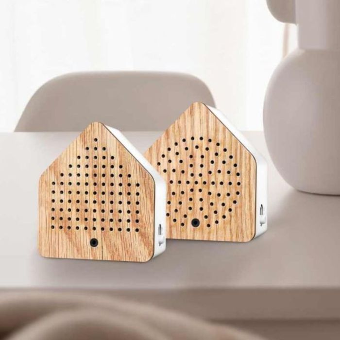ZirpyBox Oak - Luxe Eiken Geluidsbox voor Natuurlijke Ontspanning