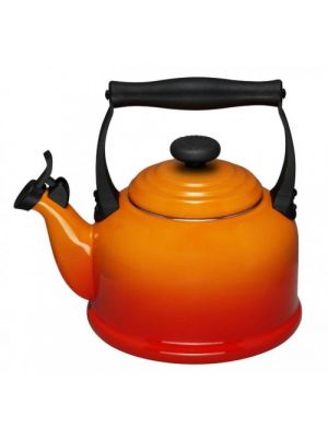 le creuset fluitketel 2.1 liter oranje
