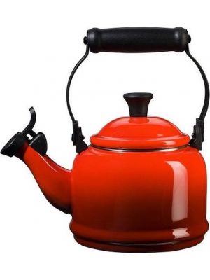 le creuset fluitketel 1,1ltr rood