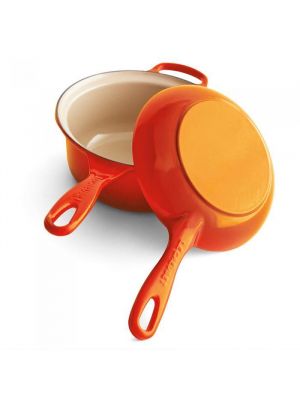 le creuset 2 in 1 koekenpan/steelpan