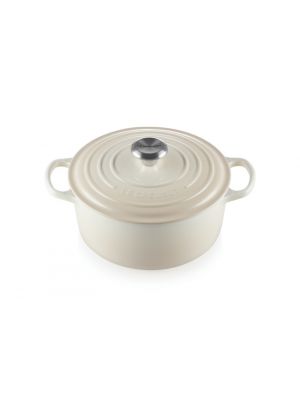 le creuset stoofpan meringue